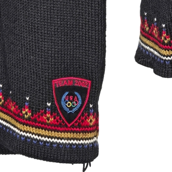 DALE OF NORWAY 2002 Salt Lake City Olympics Wool Zip Sweater Men's Small - Picture 3 of 16